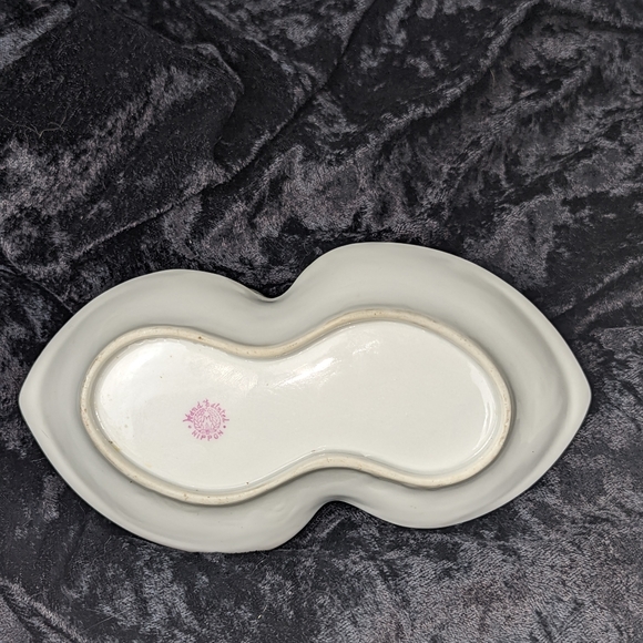 Antique Noritake Morimura Nippon Hand Painted Dish With Gold Gilt Handle - Picture 8 of 10